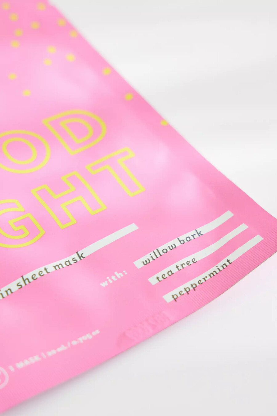 patchology moodmask the good fight sheet mask