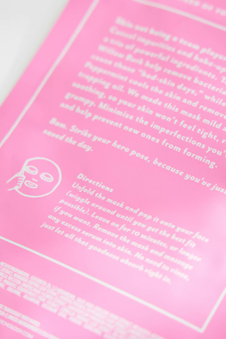 patchology moodmask the good fight sheet mask