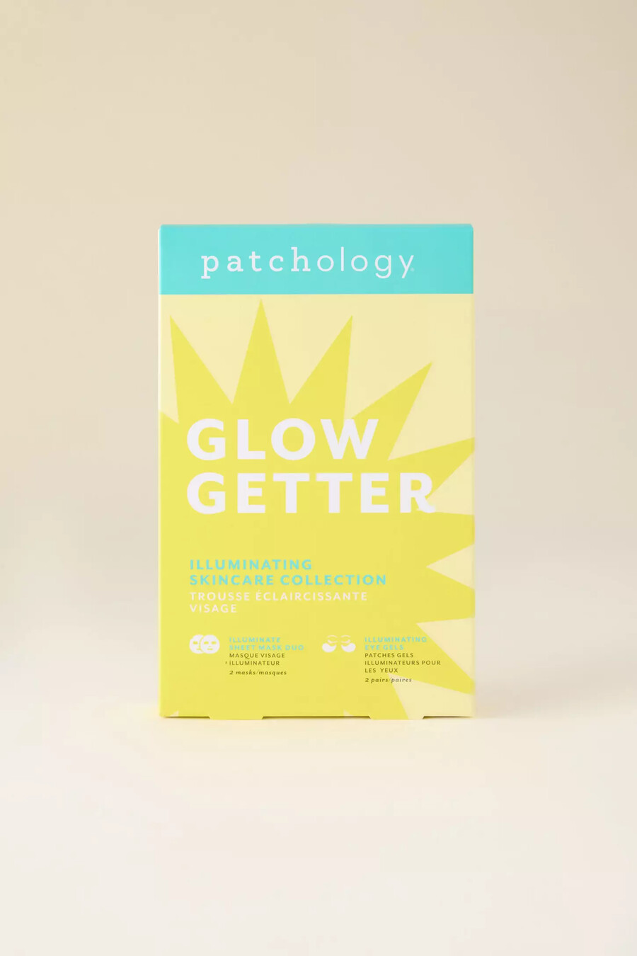 patchology glow getter illuminating face mask set