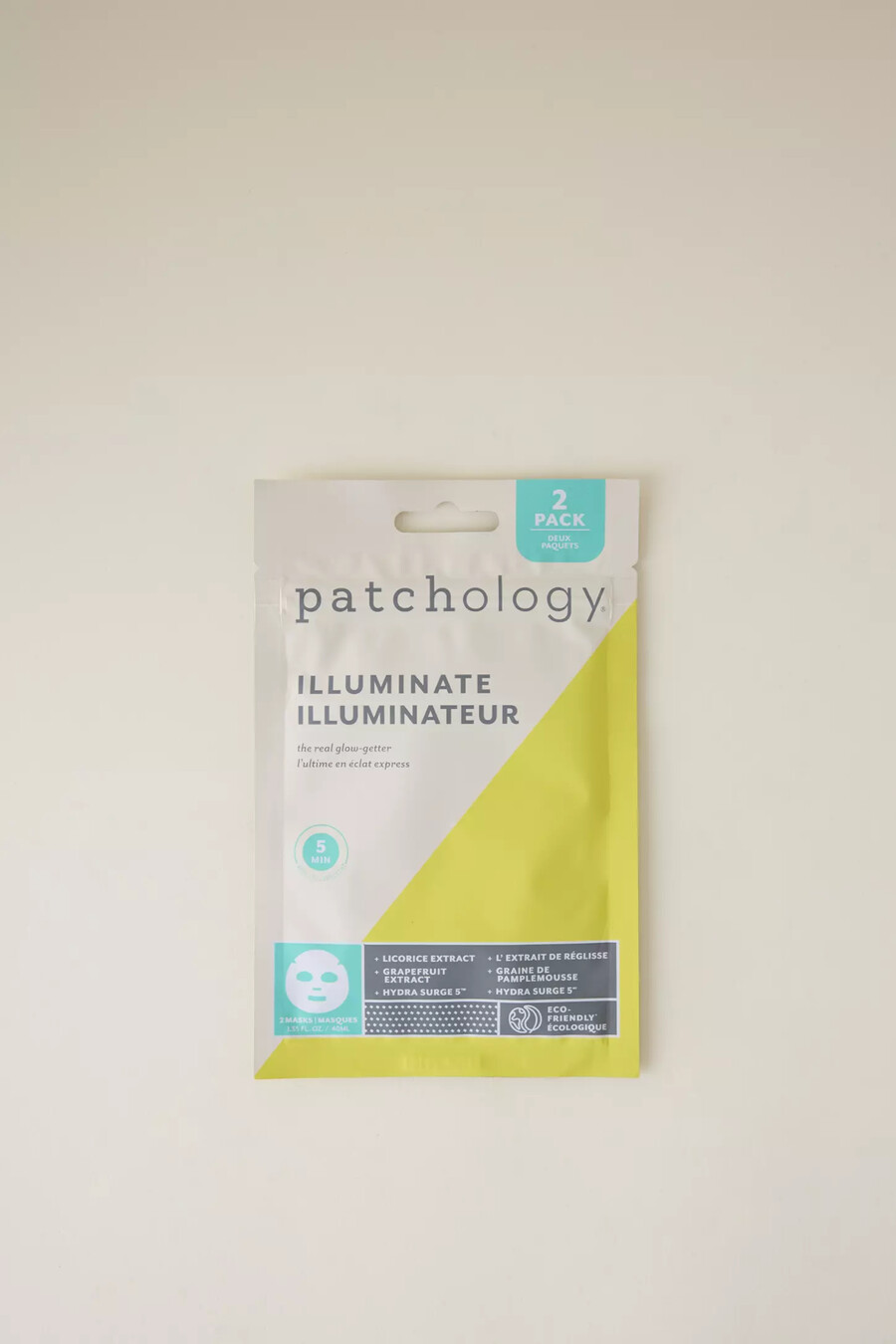 patchology flashmasque illuminate sheet mask 2-pack
