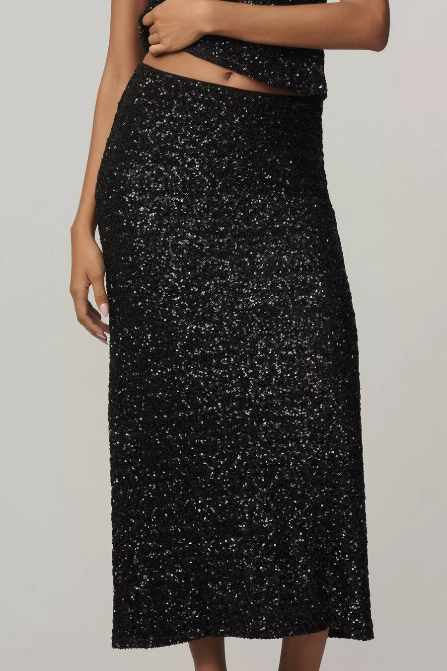 tilda maxi slip-kjolen paljettutgåva