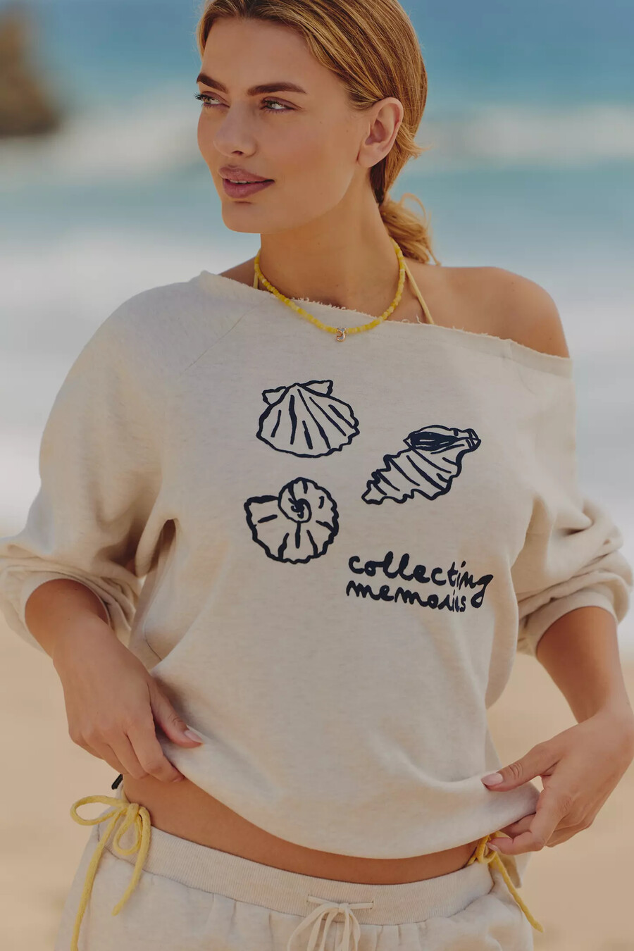 agathe marty x celandine off-shoulder icon-tröja