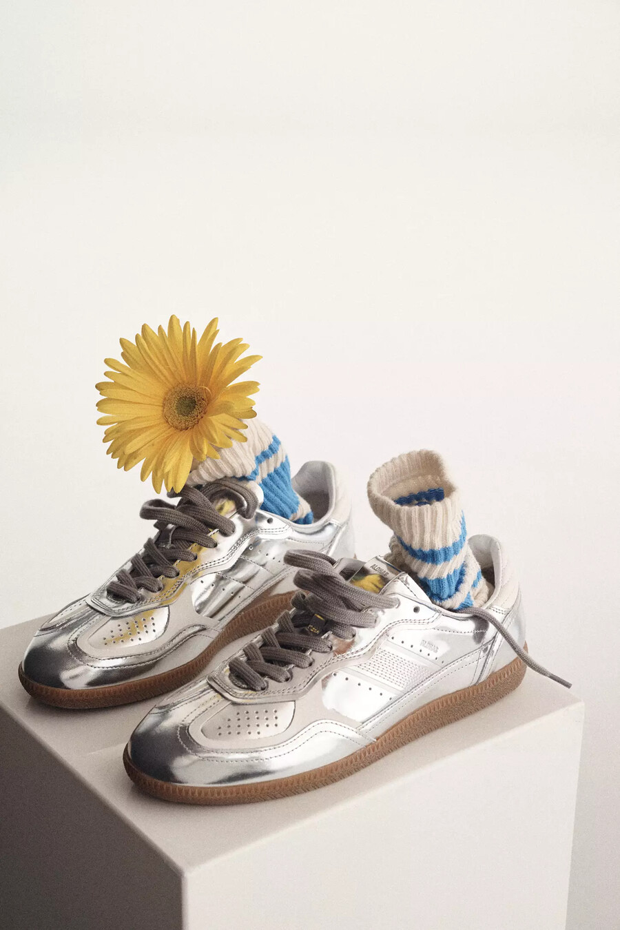 alohas tb.490 rife skimrande silverfärgade sneakers