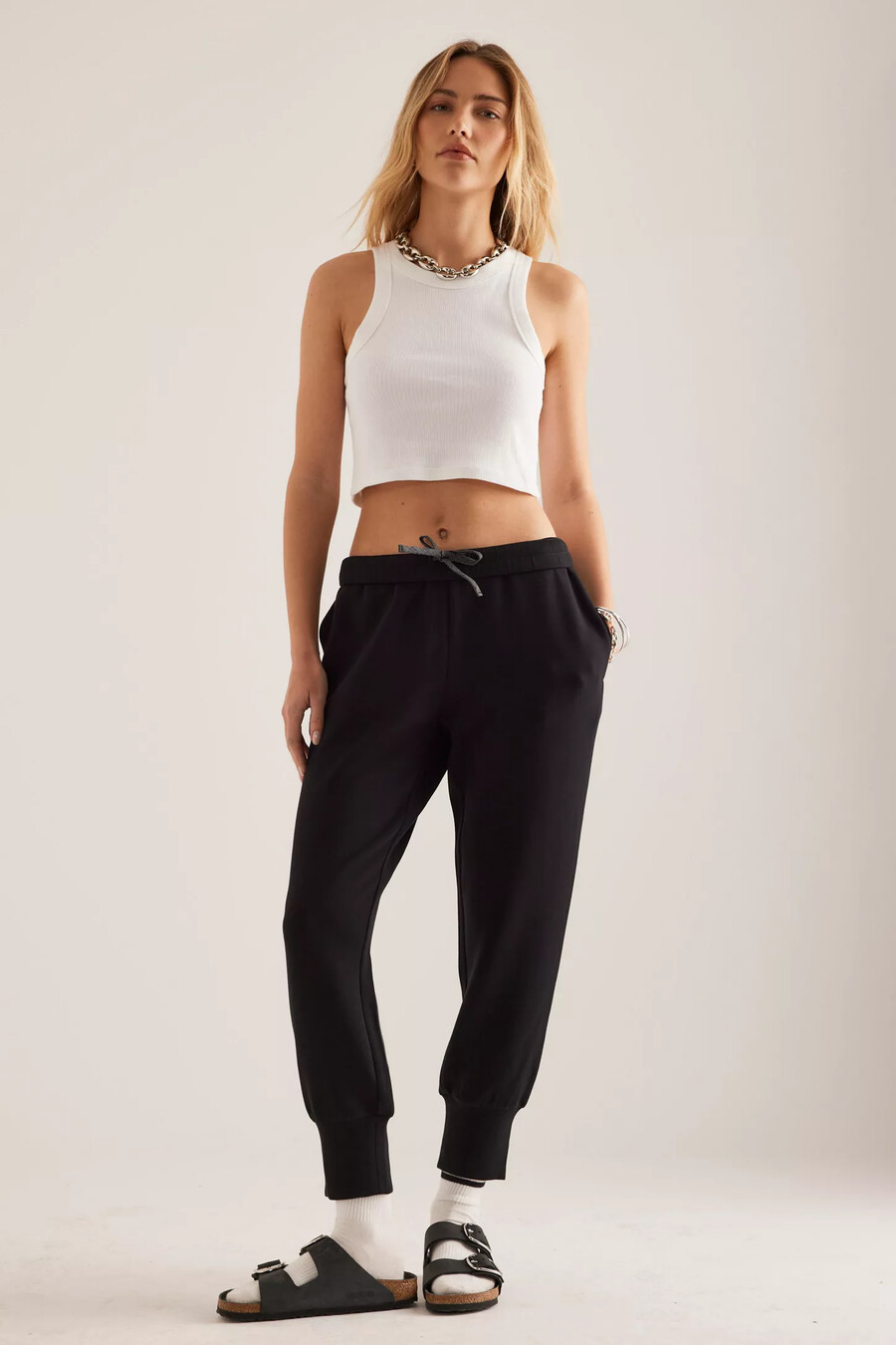 varley slim cuffed joggingbyxor