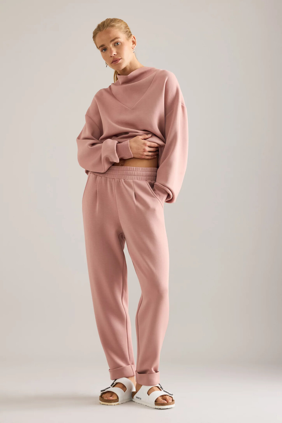 varley slim cuff joggingbyxor