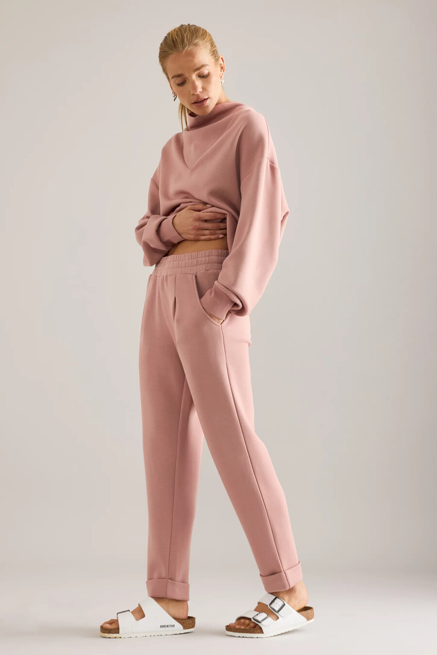 varley slim cuff joggingbyxor