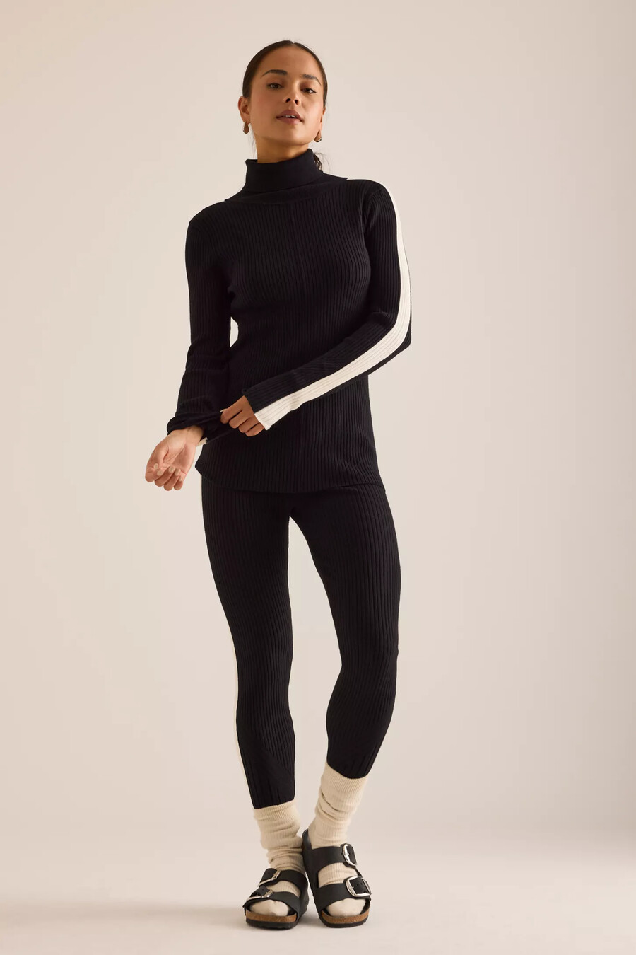varley aiden stickade leggings