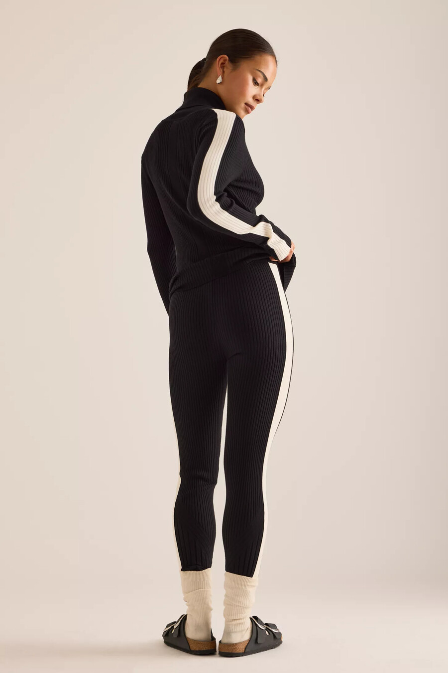 varley aiden stickade leggings
