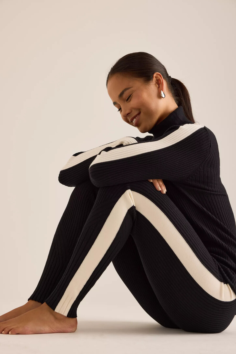 varley aiden stickade leggings
