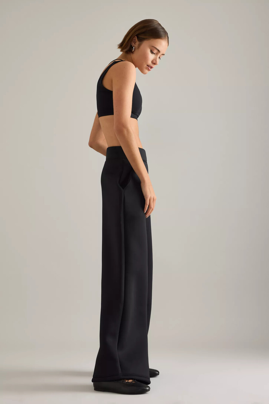 tala spacer joggingbyxor med vida ben