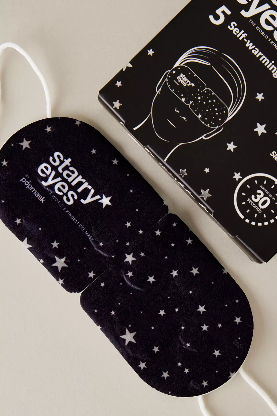 popmask starry eyes självvärmande ögonmask